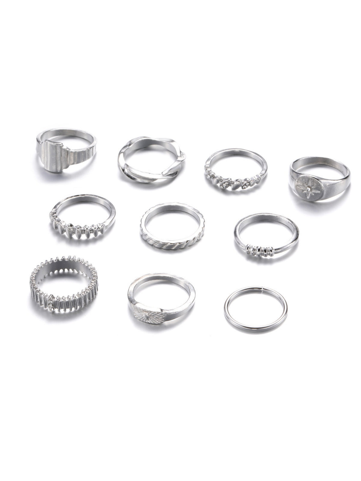 Alloy Ring Set