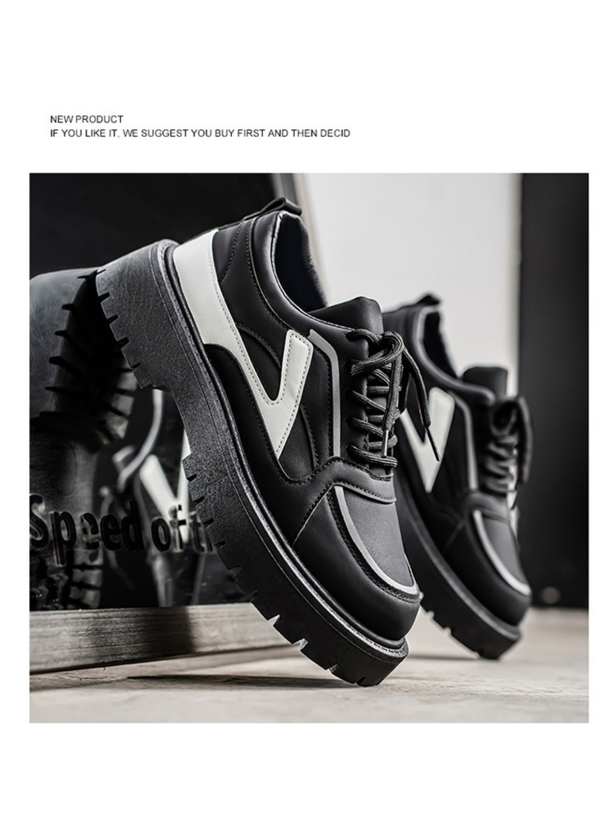 Liber Four Seasons Colorblock Men's Flat Shoes