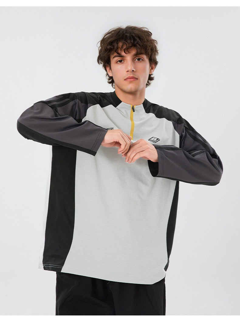 Liber Autumn Men's Color matching T-shirts