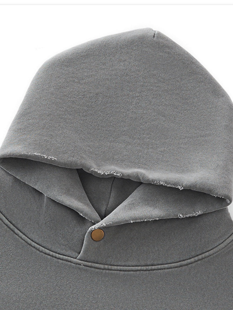 Washing Plush Hooded Sweatshirts&Hoodies