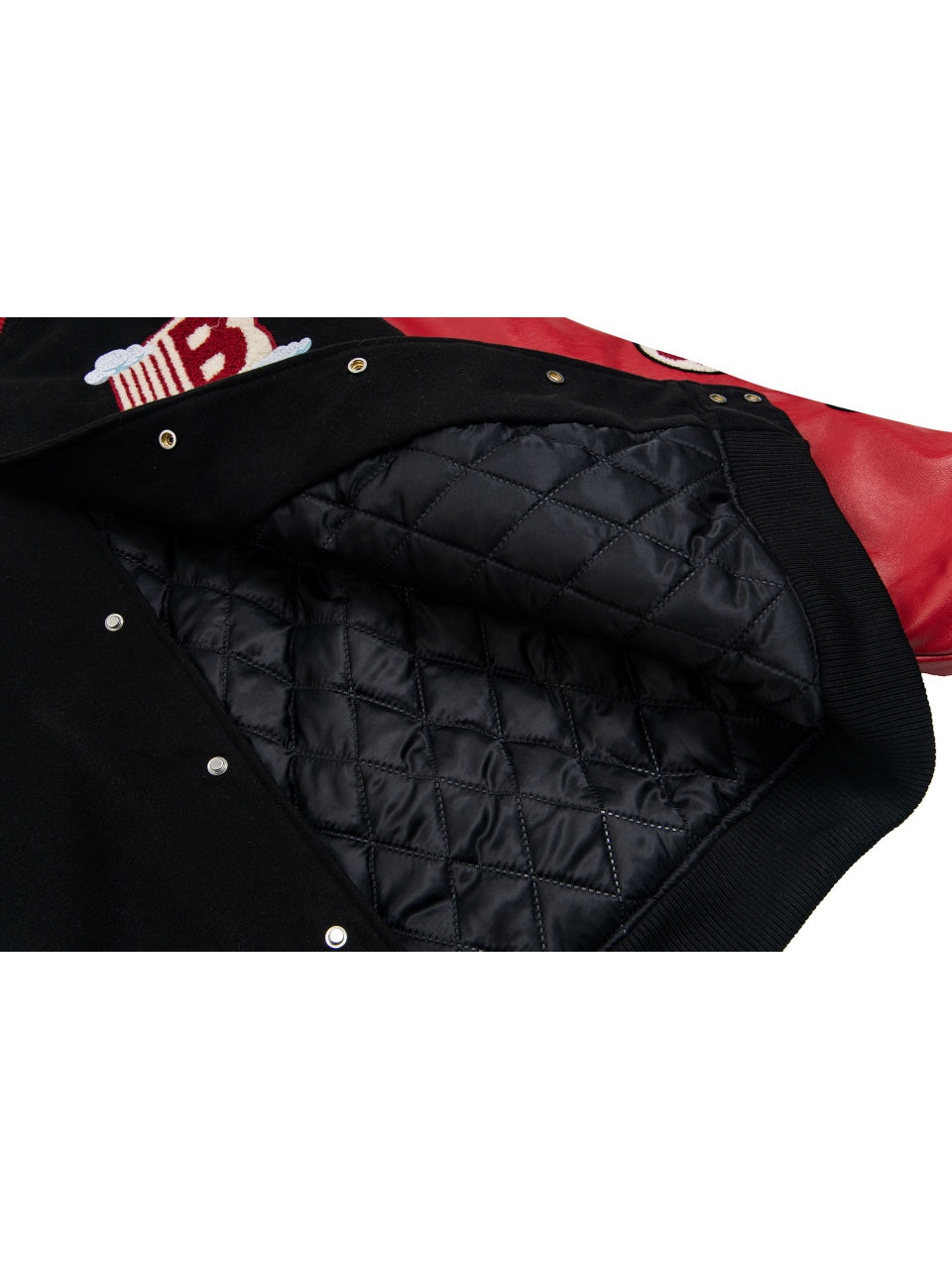 Letter Embroidery Splicing Hip Hop Baseball Uniform