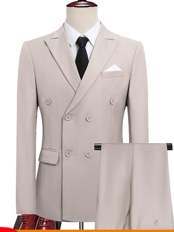 Business Slim-fit Suit Set 2-piece Sets