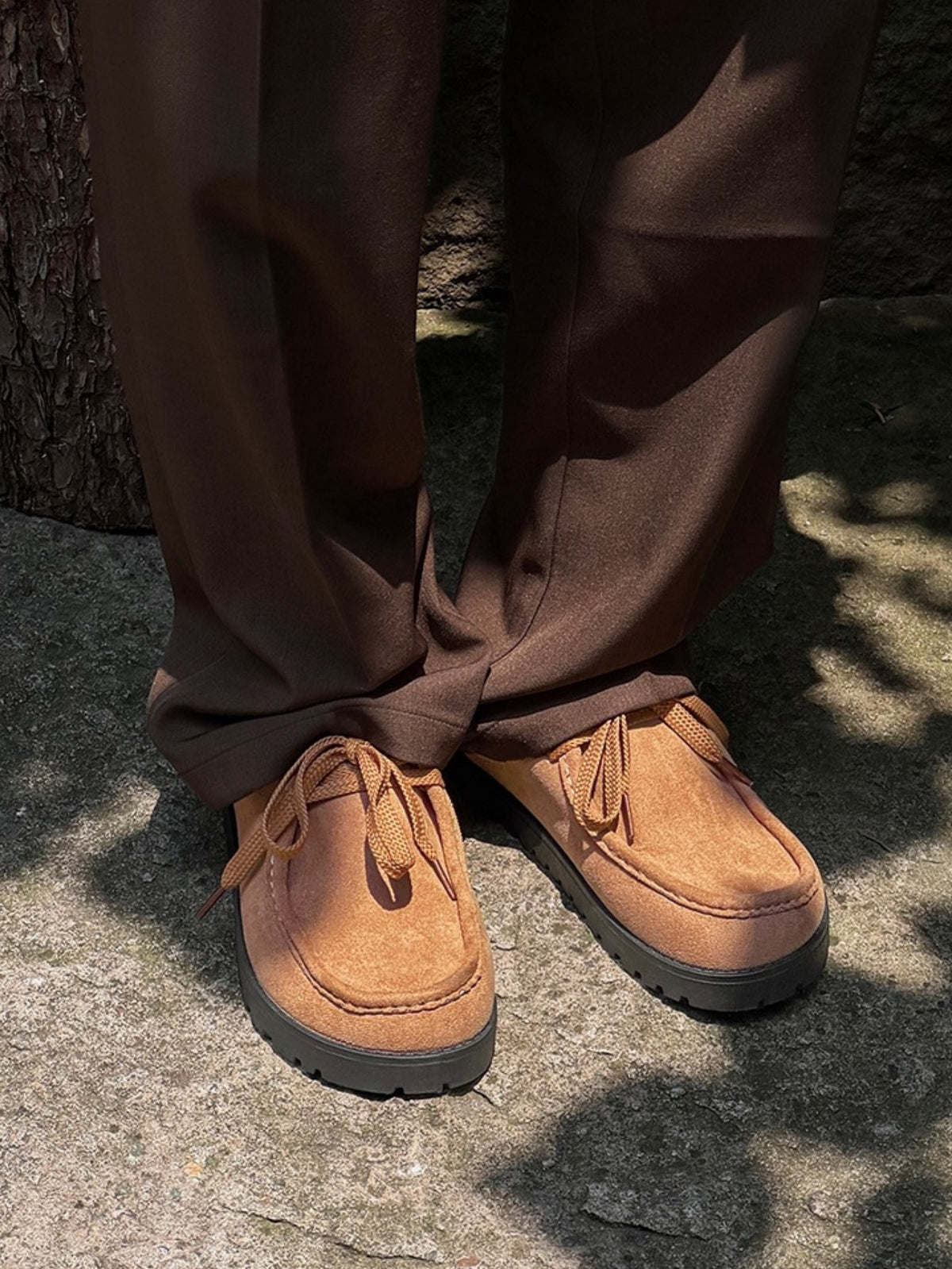 Suede Birkenstock Lace-up Closed-toe Slippers