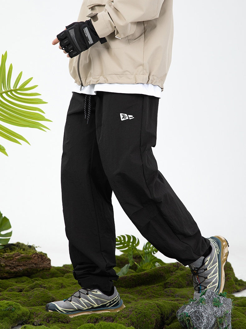 Gathering Adjustable Foot Opening Water-repellent Cargo Trousers