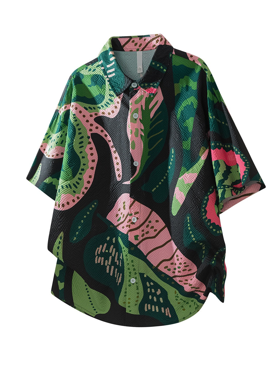 Printed Leisure Loose-fit Beach Shirts