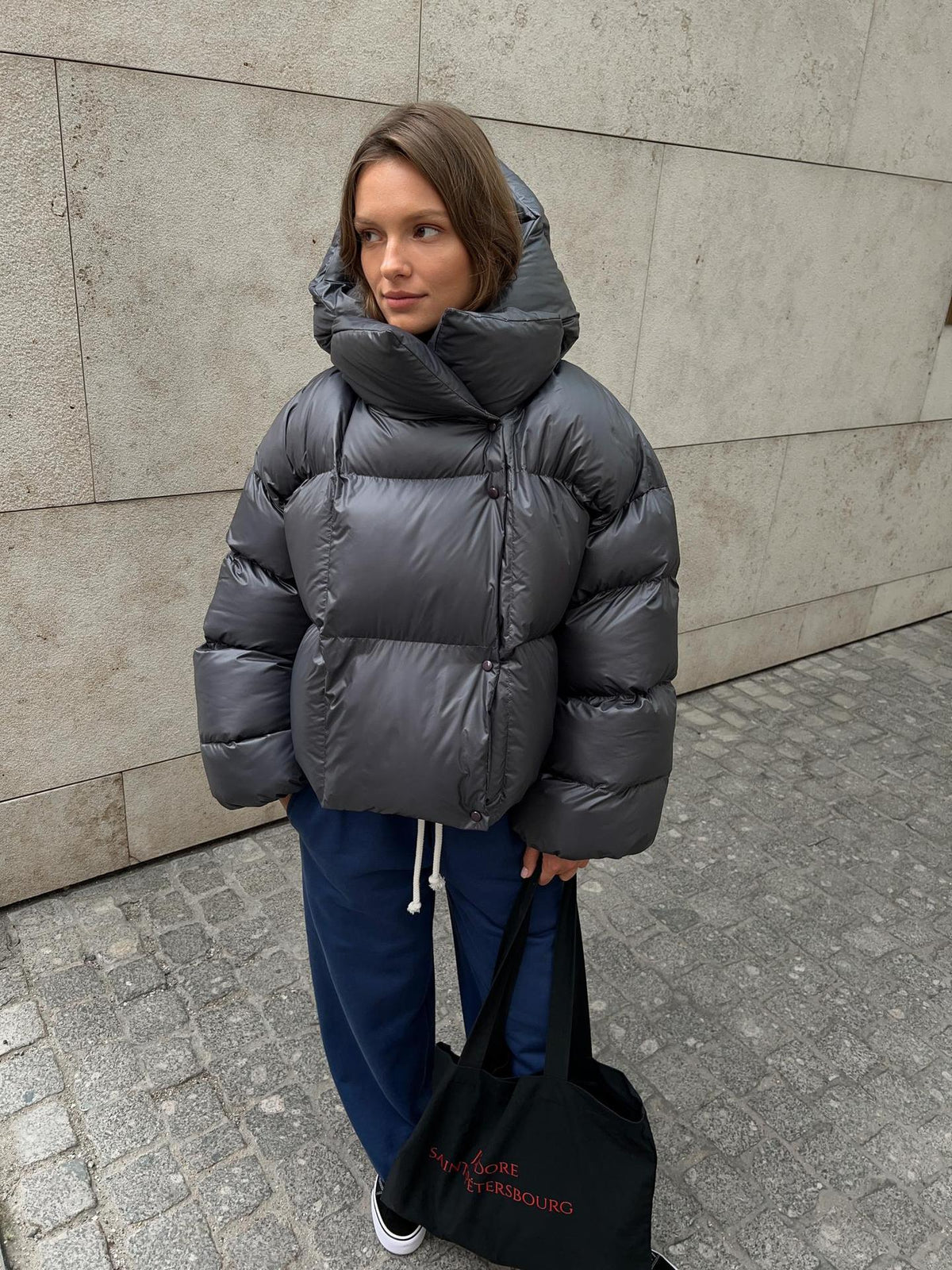 Trendy Puffer Jacket/Padded Coat - Street Style Short Hooded Puffer Jacket