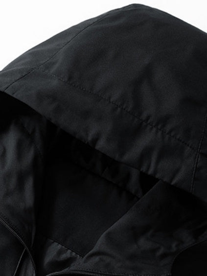 Outdoor Reflective On Foot Camping Mountain Climbing Hooded Windproof Jacket