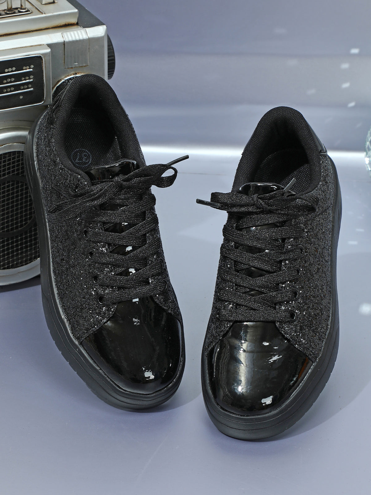 Sequined Women's Sneakers
