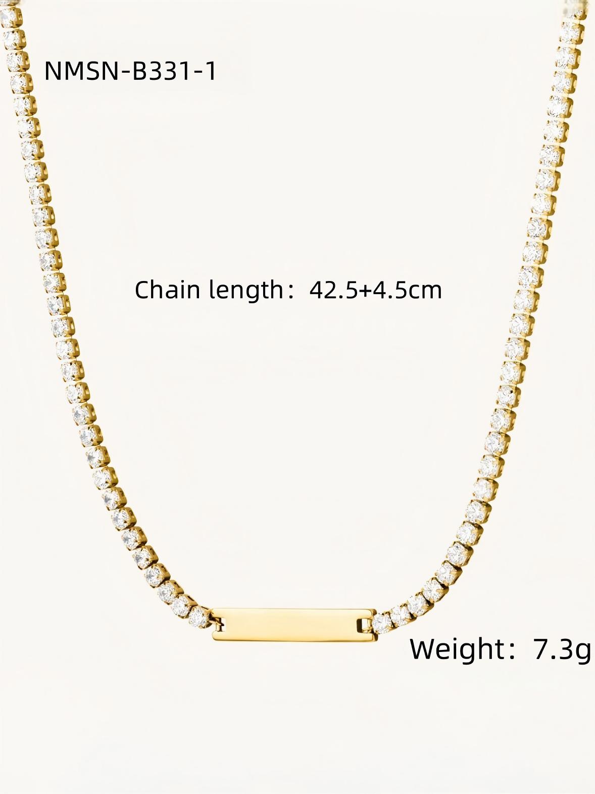 Rectangular necklace