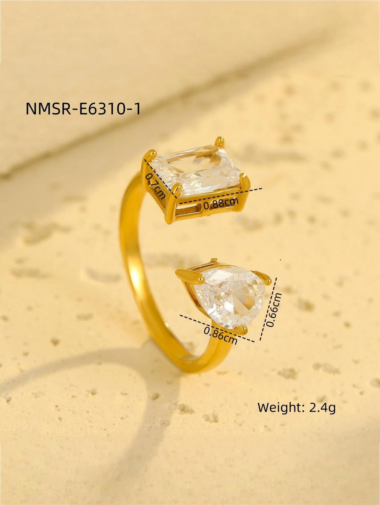 Party Rhinestone Ring