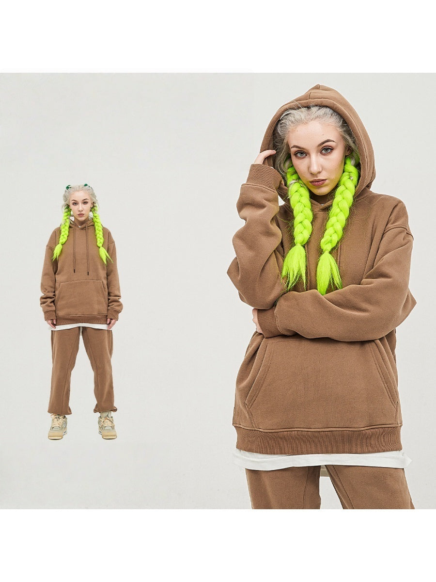 Liber Autumn Neutral Thin Fleece Hoodie