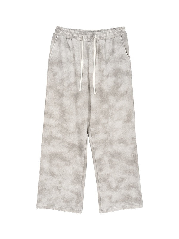 Tie-Dye Grey Sweatpants