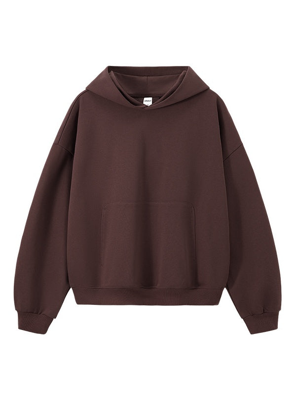 Liber Autumn Neutral wear Solid Color Sweatshirts&Hoodies