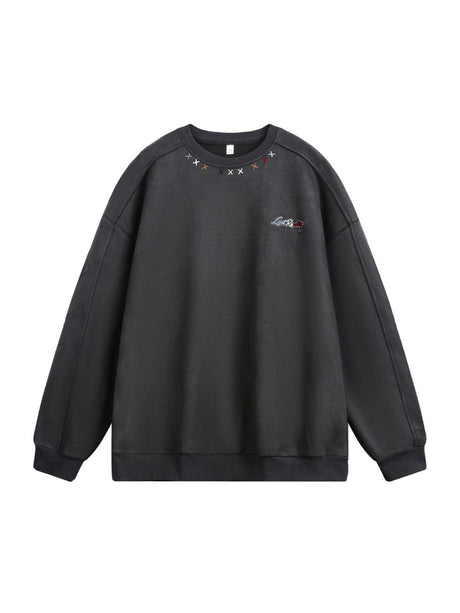 Liber Autumn Men's Embroidered Pattern Letter Sweatshirts&Hoodies