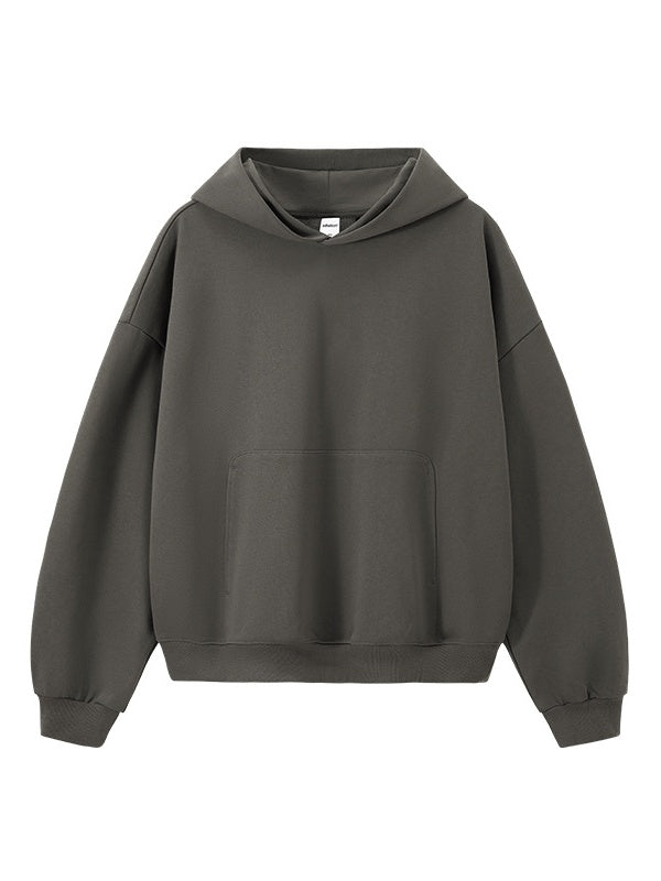 Liber Autumn Neutral wear Solid Color Sweatshirts&Hoodies