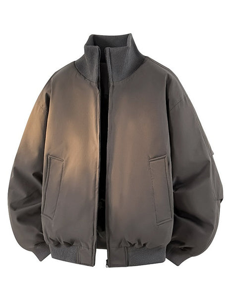 Three-proof Stand-up Collar Retro Workwear Flight Cotton Jacket