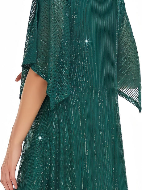 Strap-on Sequins Mini&Short Dresses