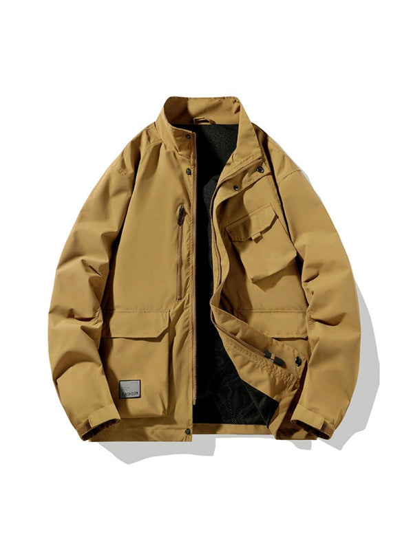 All-match Trend Sports Outdoor Leisure Multiple Pockets Work Jacket