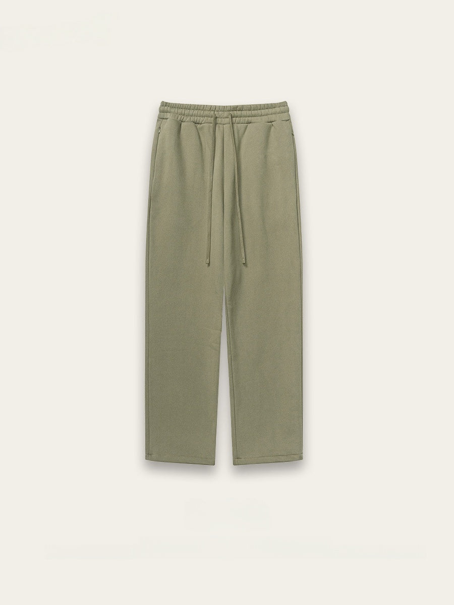 Loose Plush All-match Straight-leg Sweatpants