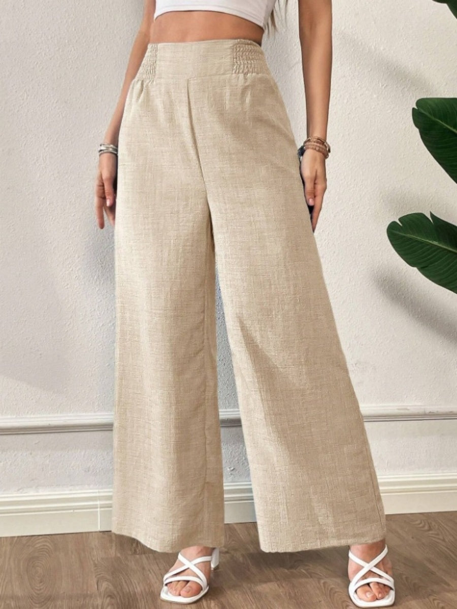 Casual style Straight-leg Pants