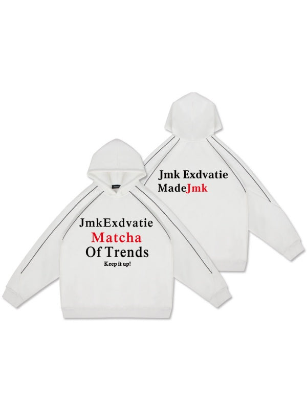 Liber Autumn Neutral wear Printed Letter Sweatshirts&Hoodies