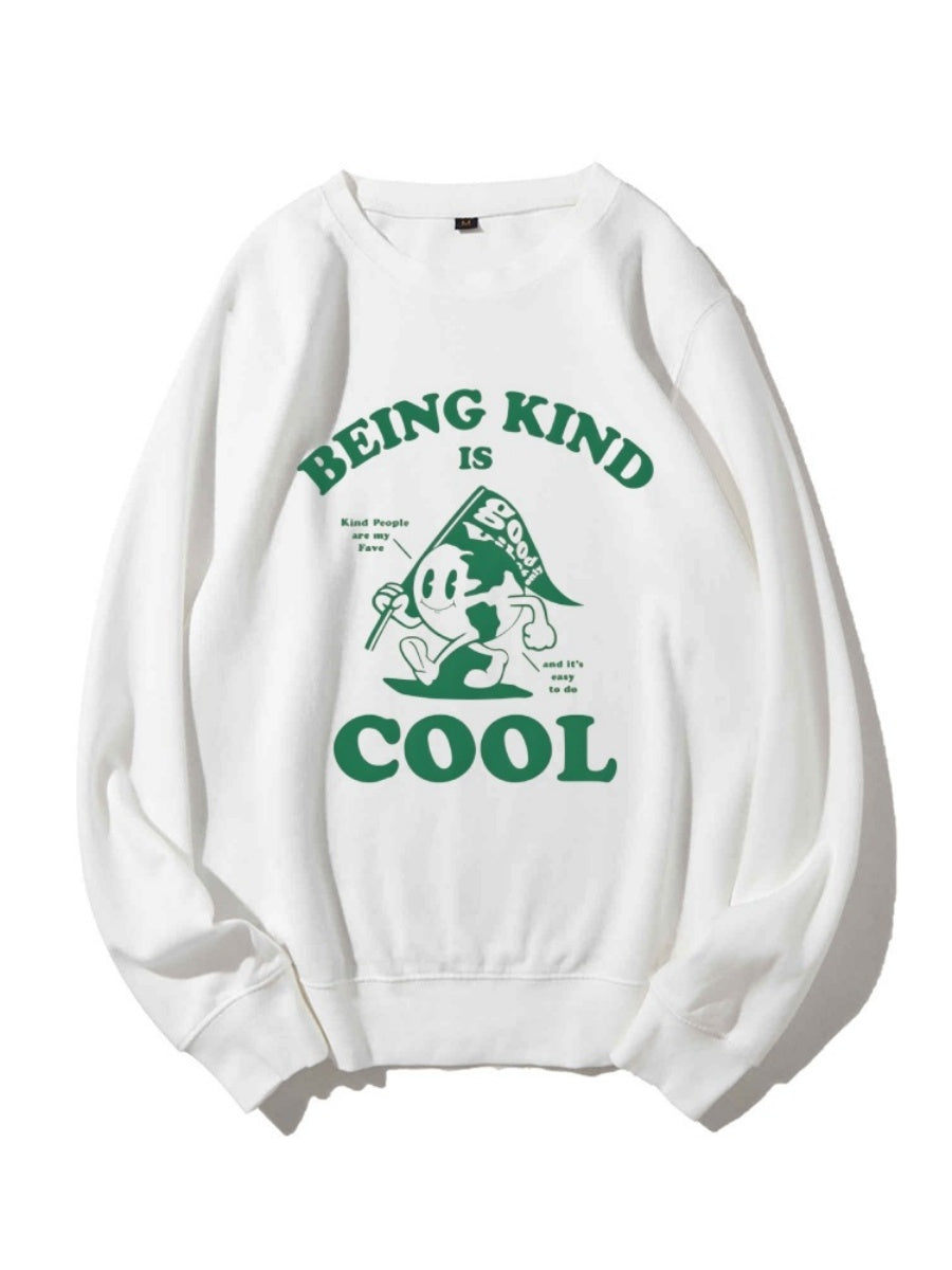 Pullover Pattern Printed Sweatshirt