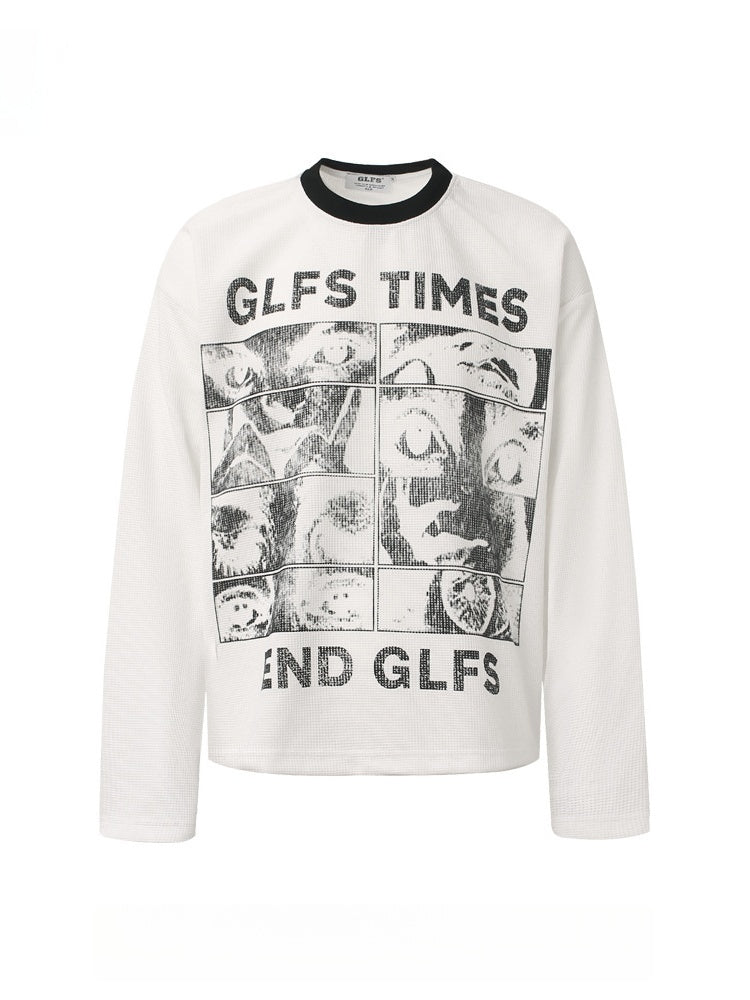 Liber Autumn Neutral wear Printed Pattern T-shirts