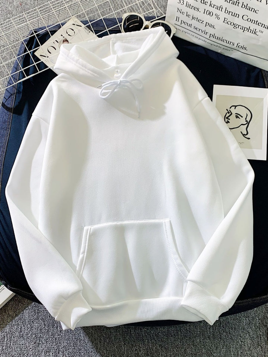 Liber Autumn Women's Pocket Solid Color Sweatshirts&Hoodies