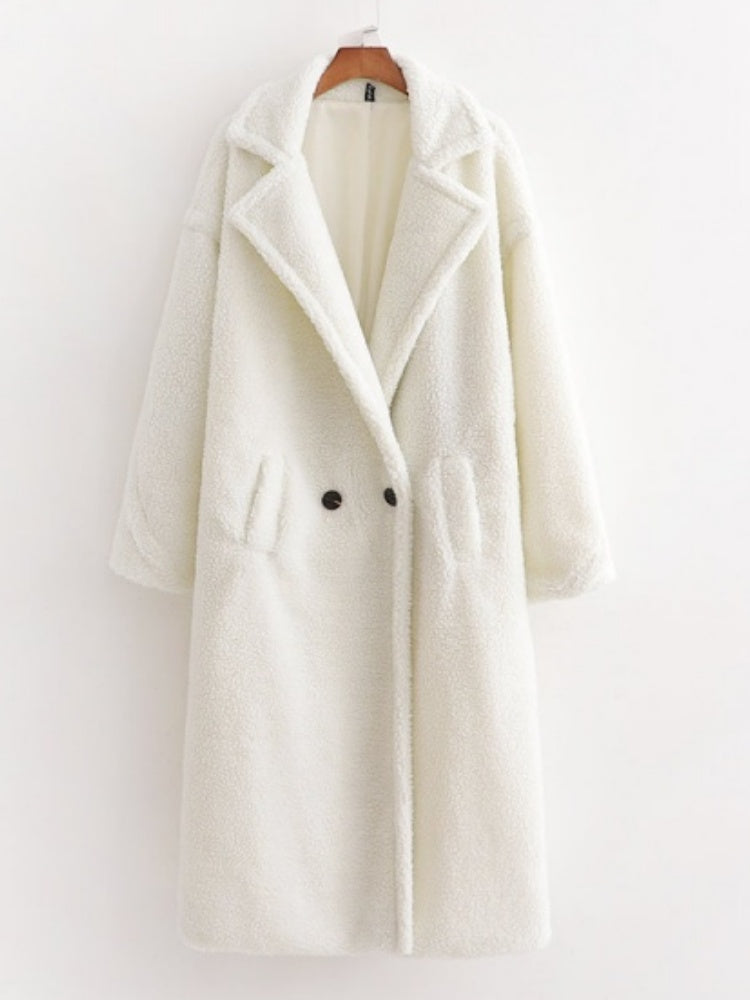 Thickened Warm Long-sleeved Long Coat