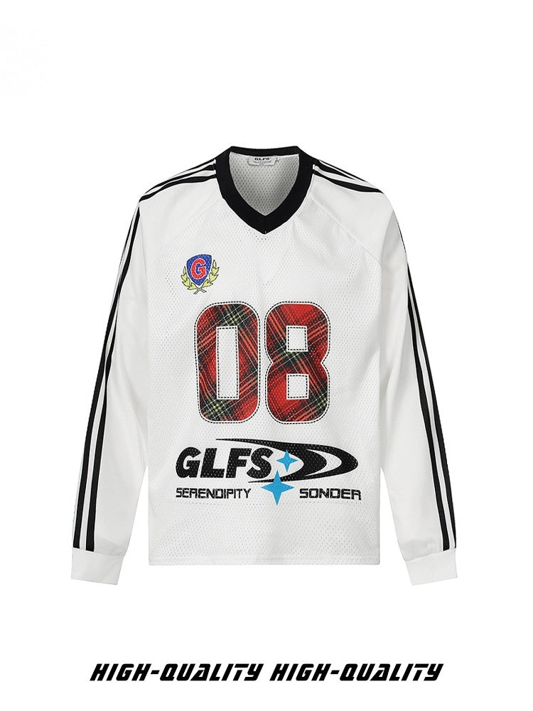 Liber Autumn Neutral wear Printed Letter T-shirts