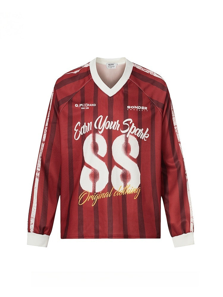 Liber Autumn Neutral wear Printed Letter T-shirts