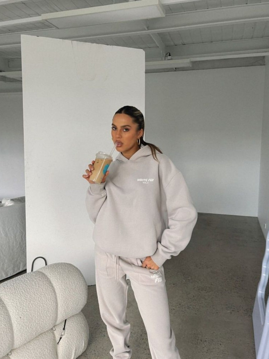 Liber Autumn Women's 3D Three-dimensional pattern Letter 2-piece Sets