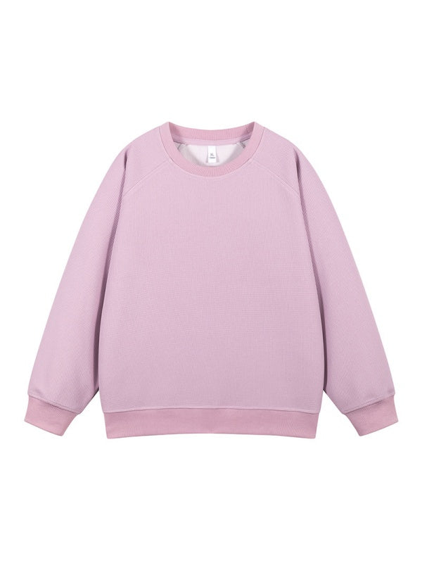 Liber Autumn Neutral wear Splicing Solid Color Sweatshirts&Hoodies