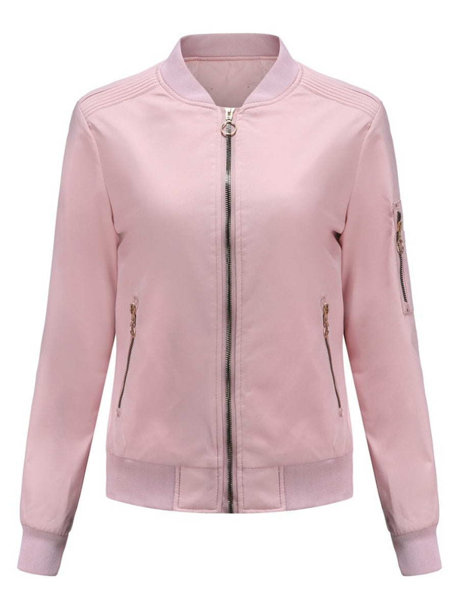 Leisure Thin Cotton Three-dimensional Decoration Jackets