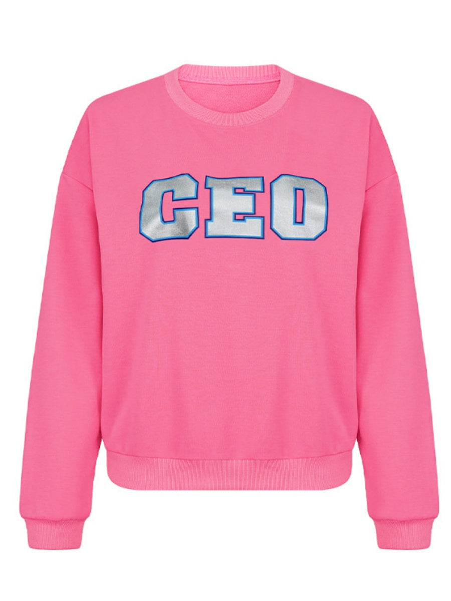 Liber Autumn women's long-sleeved pullover sweatshirt