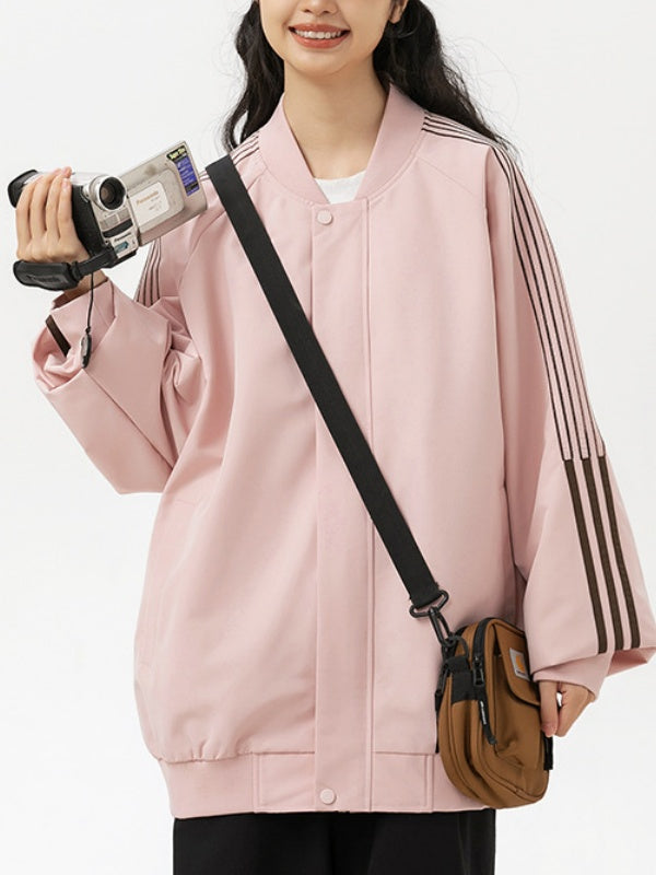 Liber Autumn Neutral wear Pocket decoration Solid Color Jackets