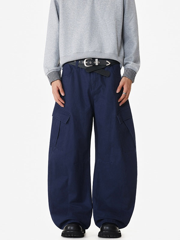 Deconstruction Army Green Scimitar-style Baggy Overalls