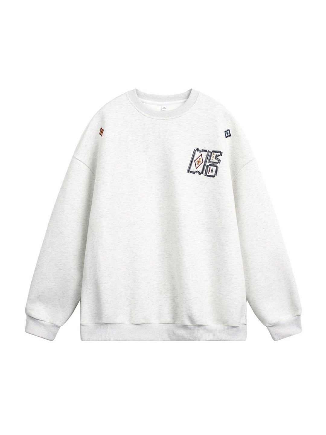 Liber Autumn Neutral wear Embroidered Pattern Pattern Sweatshirts