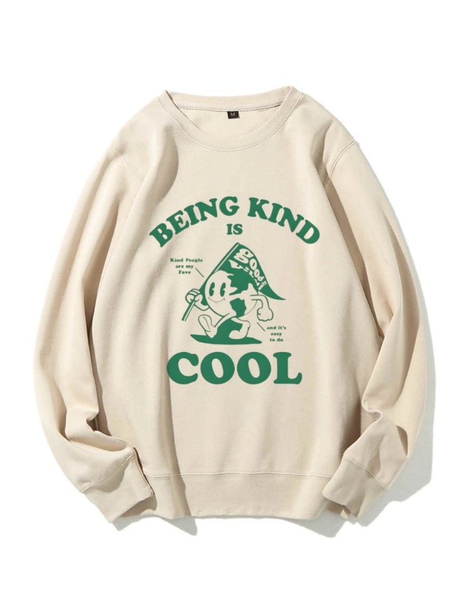 Pullover Pattern Printed Sweatshirt