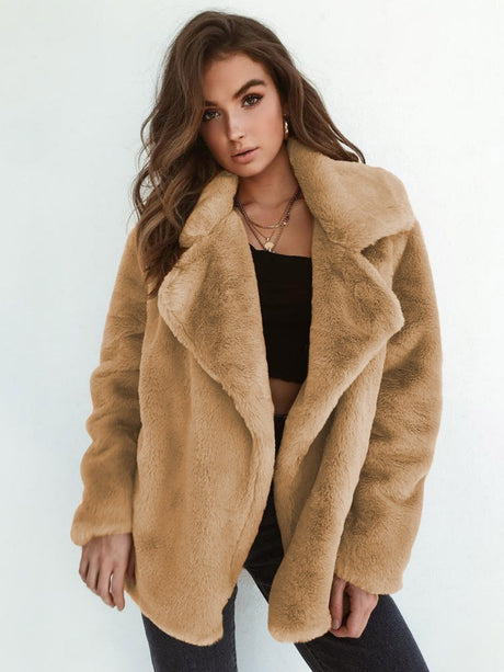 Plush Lapel Jackets