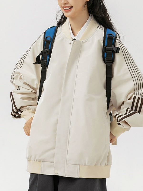 Liber Autumn Neutral wear Pocket decoration Solid Color Jackets