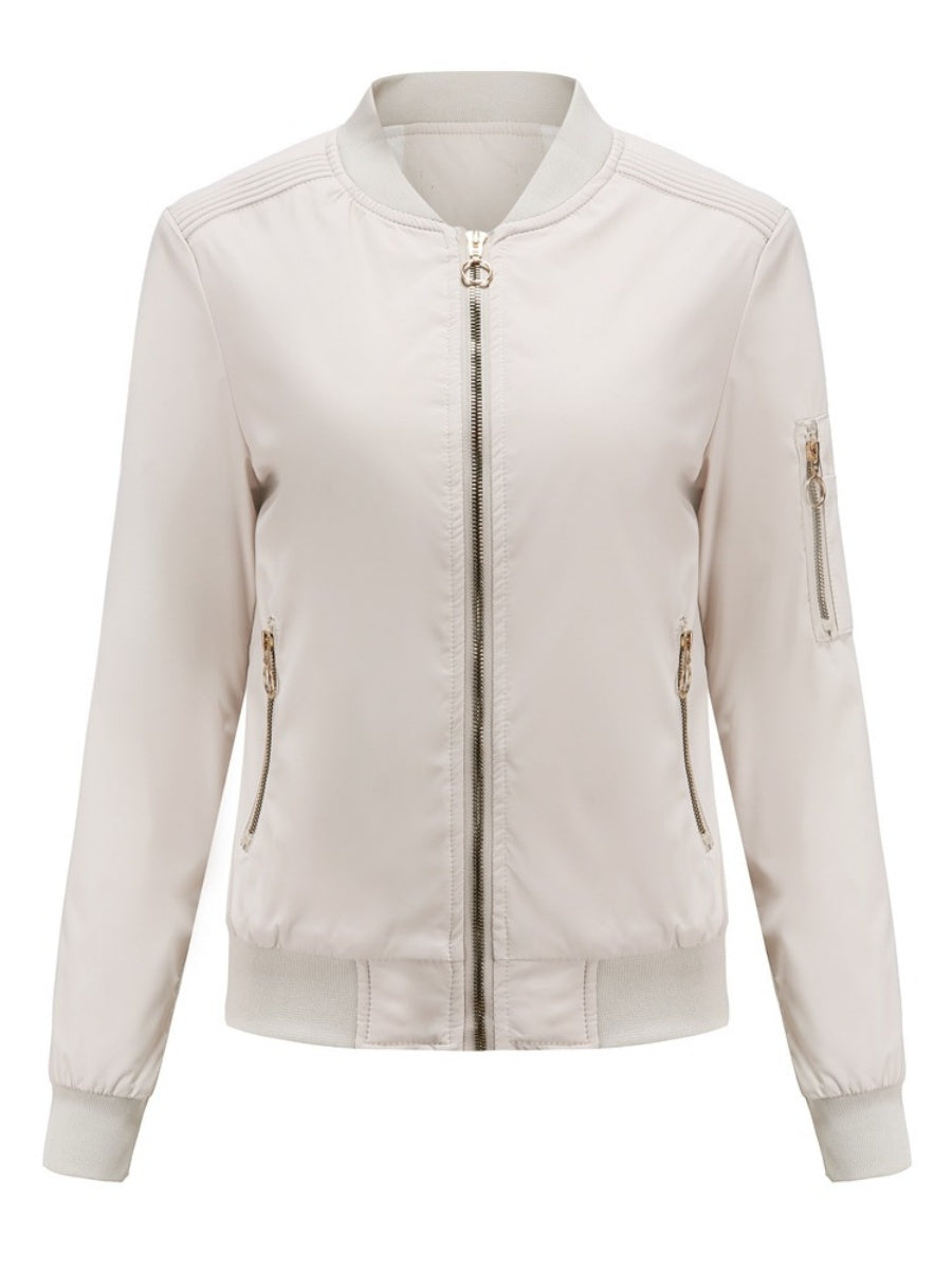 Leisure Thin Cotton Three-dimensional Decoration Jackets
