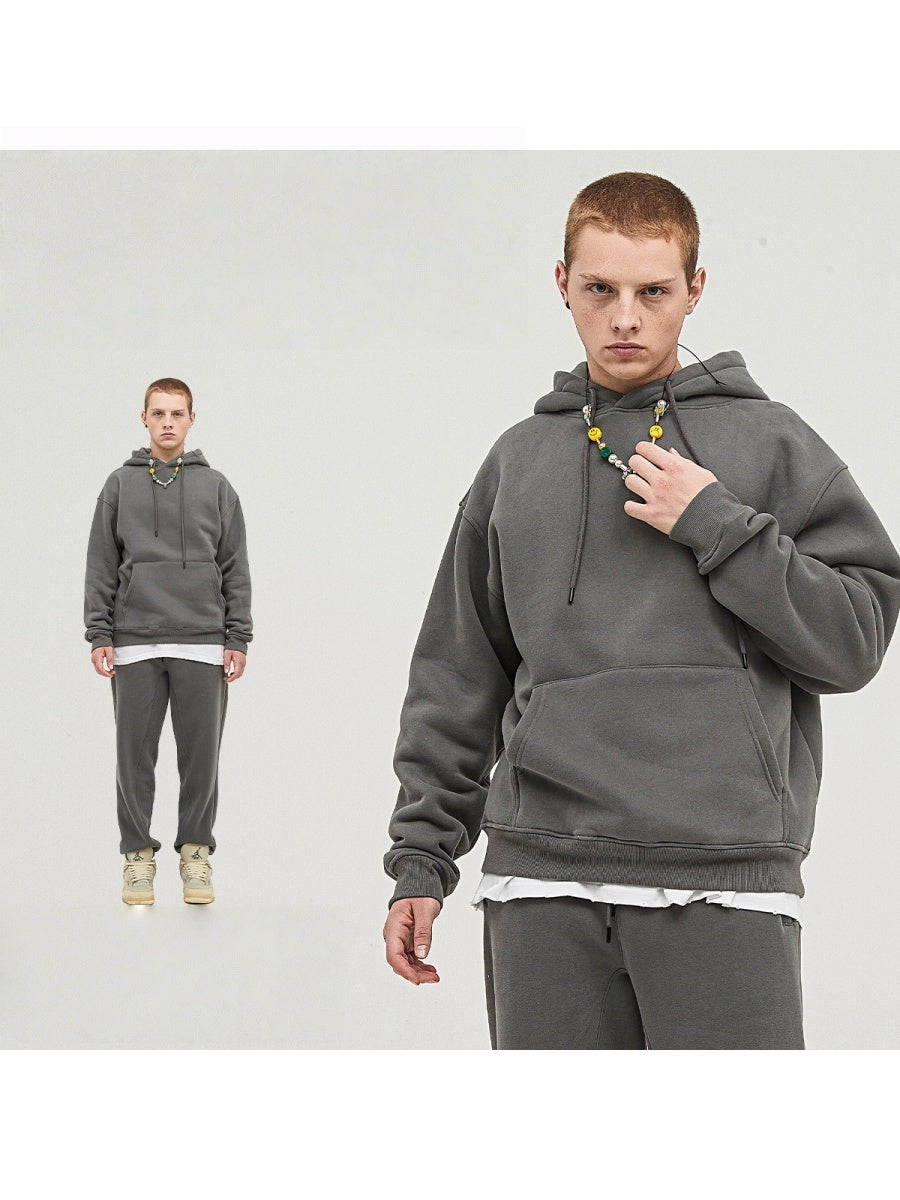 Liber Autumn Neutral Thin Fleece Hoodie
