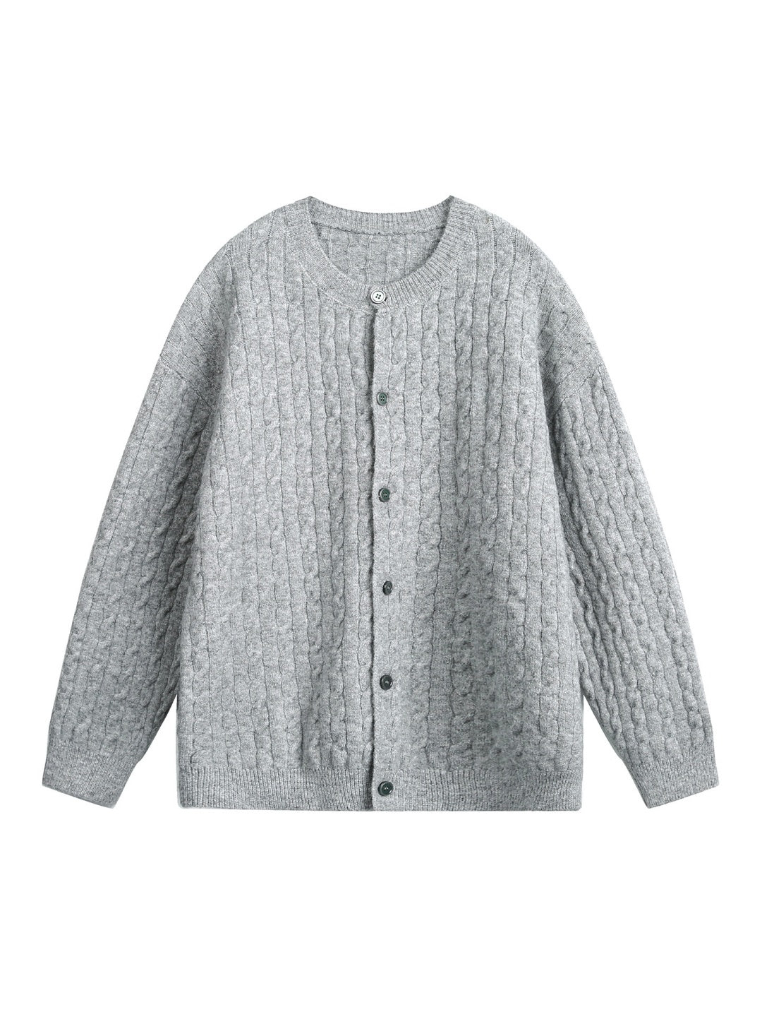 4 Colors Round Neck Cardigans