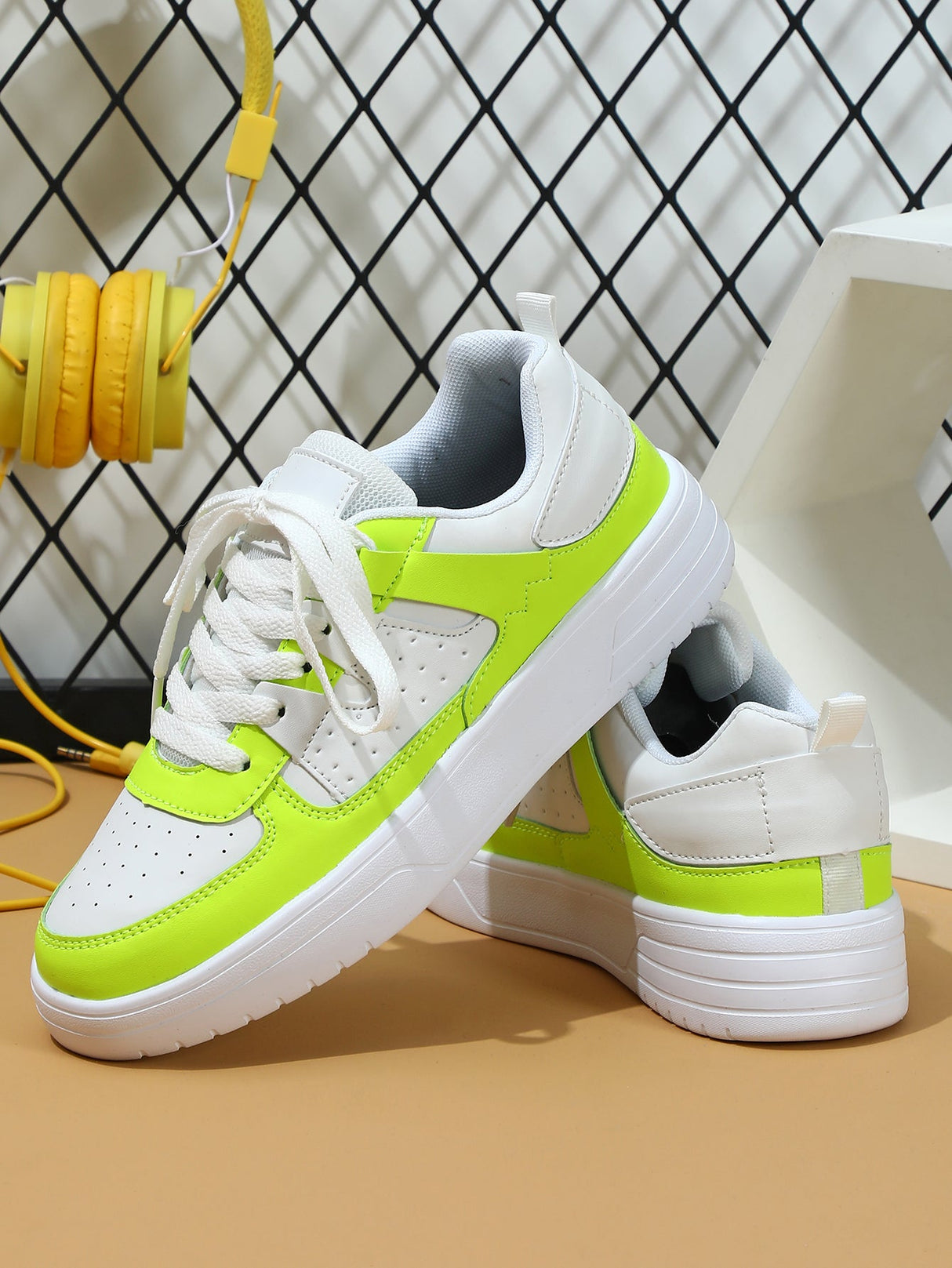 Liber Four seasons women's shoes color matching ladies sneakers