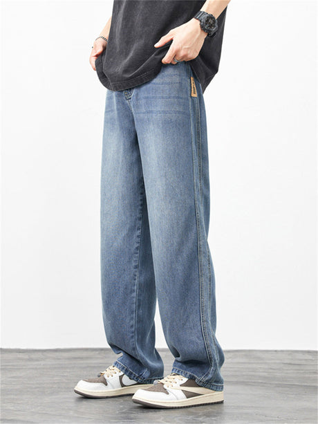 Liber Summer Men's Pocket decoration Jeans