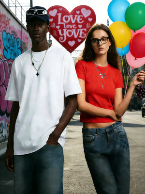 Valentine Gift Stretch Cooling Sensation Solid Color T-shirts