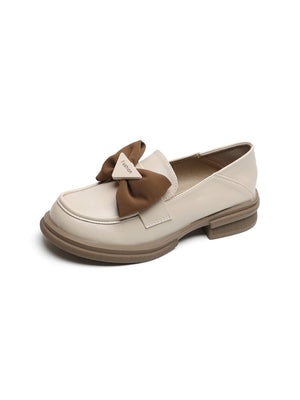 Liber Spring and Autumn Bowknot Women's Loafers