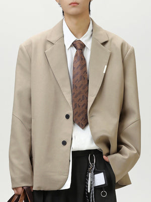 Liber Autumn Men's Solid Color Blazers