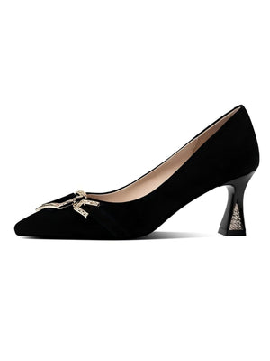 Liber Spring and autumn buckle women's high heels